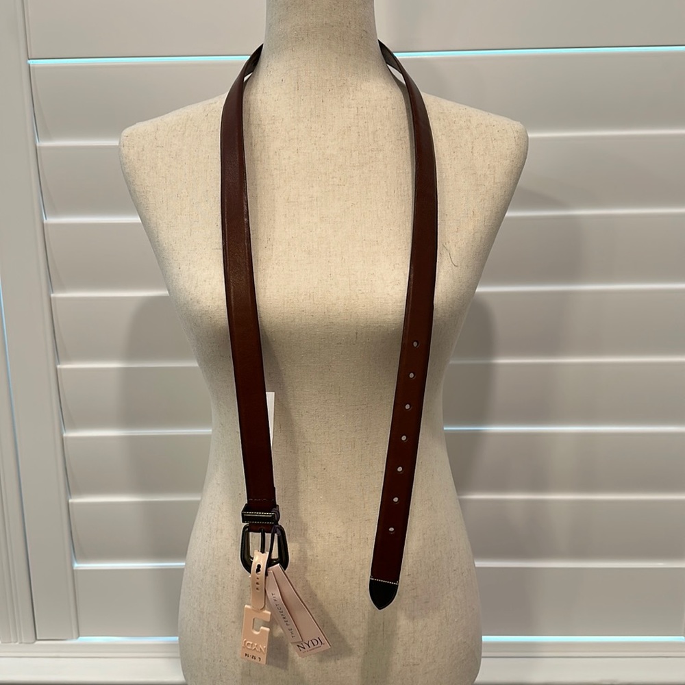 NWT NYDJ “The Perfect Fit” Brown Belt—Size L
